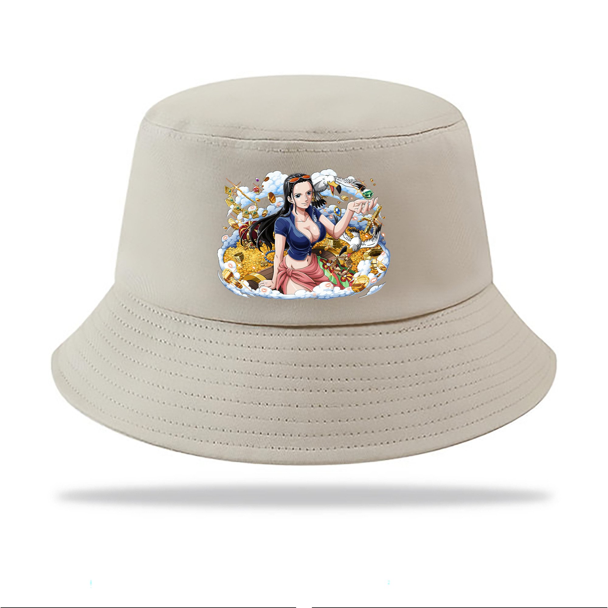 （画像用） ワンピース ニコ・ロビン ONE PIECE Nico Robin アウトドア日除けバケットハット